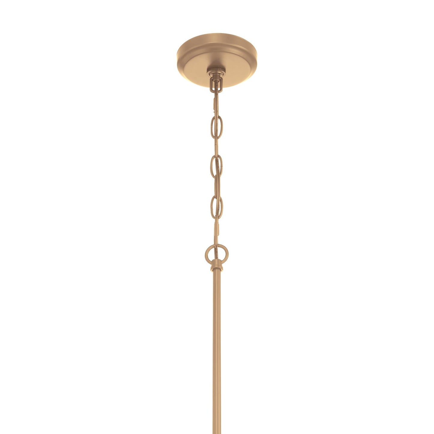 Craftmade Pleated 4 Light Chandelier, Premium Bronze/Clear Pleated