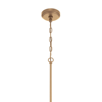Craftmade Pleated 1 Light Mini Pendant, Premium Bronze/Clear Pleated