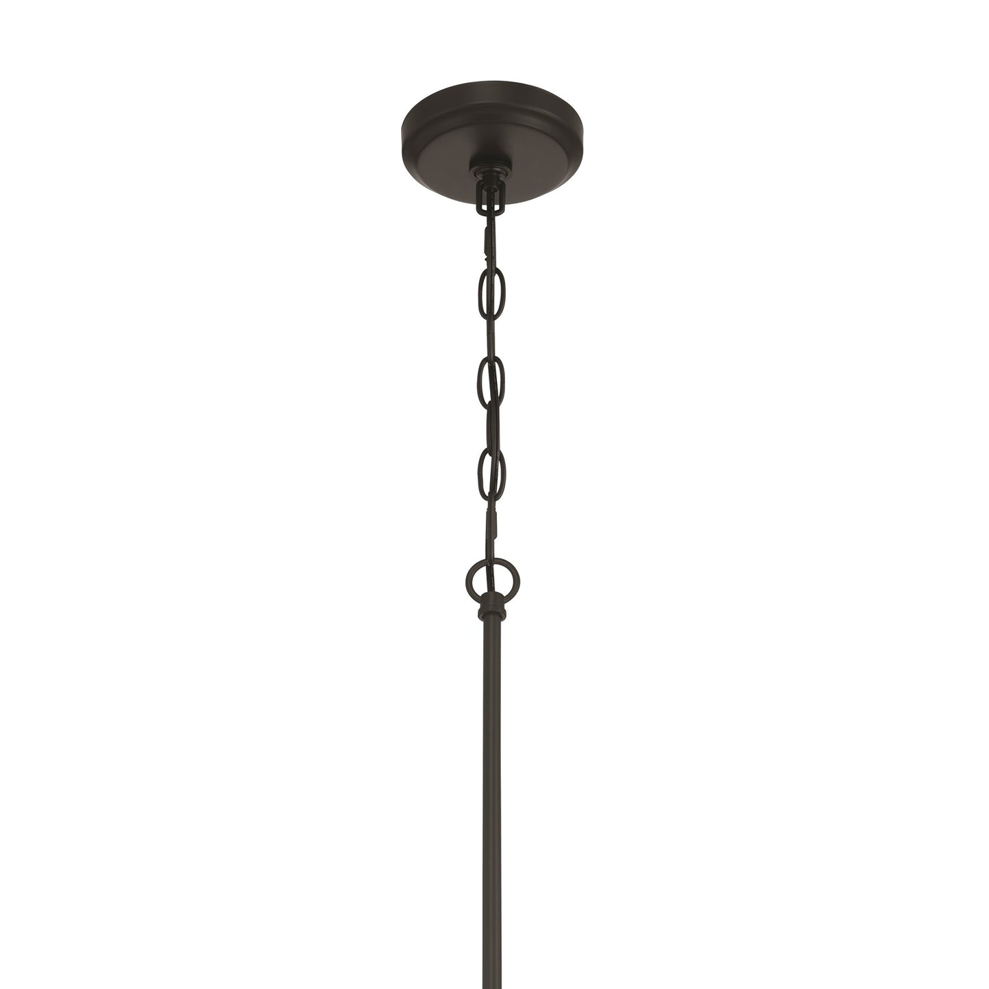 Craftmade Pleated 1 Light Mini Pendant, Flat Black/Clear Pleated