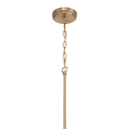 Craftmade Pleated 1 Light Pendant, Premium Bronze/Clear Pleated