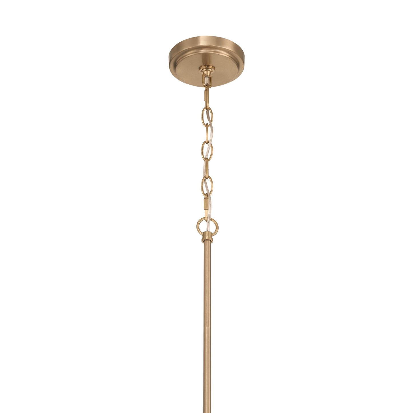 Craftmade Reflection 6 Light Chandelier, Bronze/Clear Textured