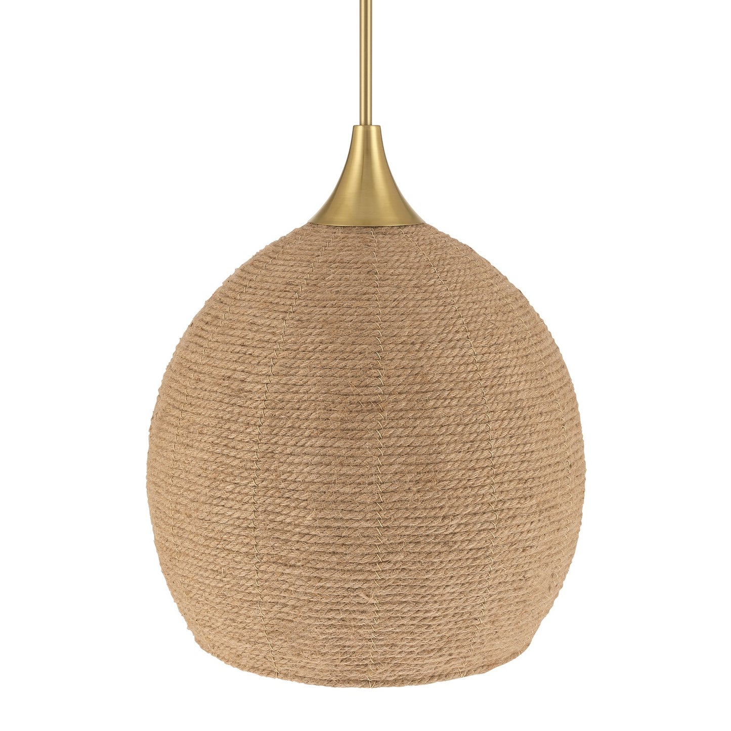 Craftmade Keira 1 Light Pendant, Satin Brass