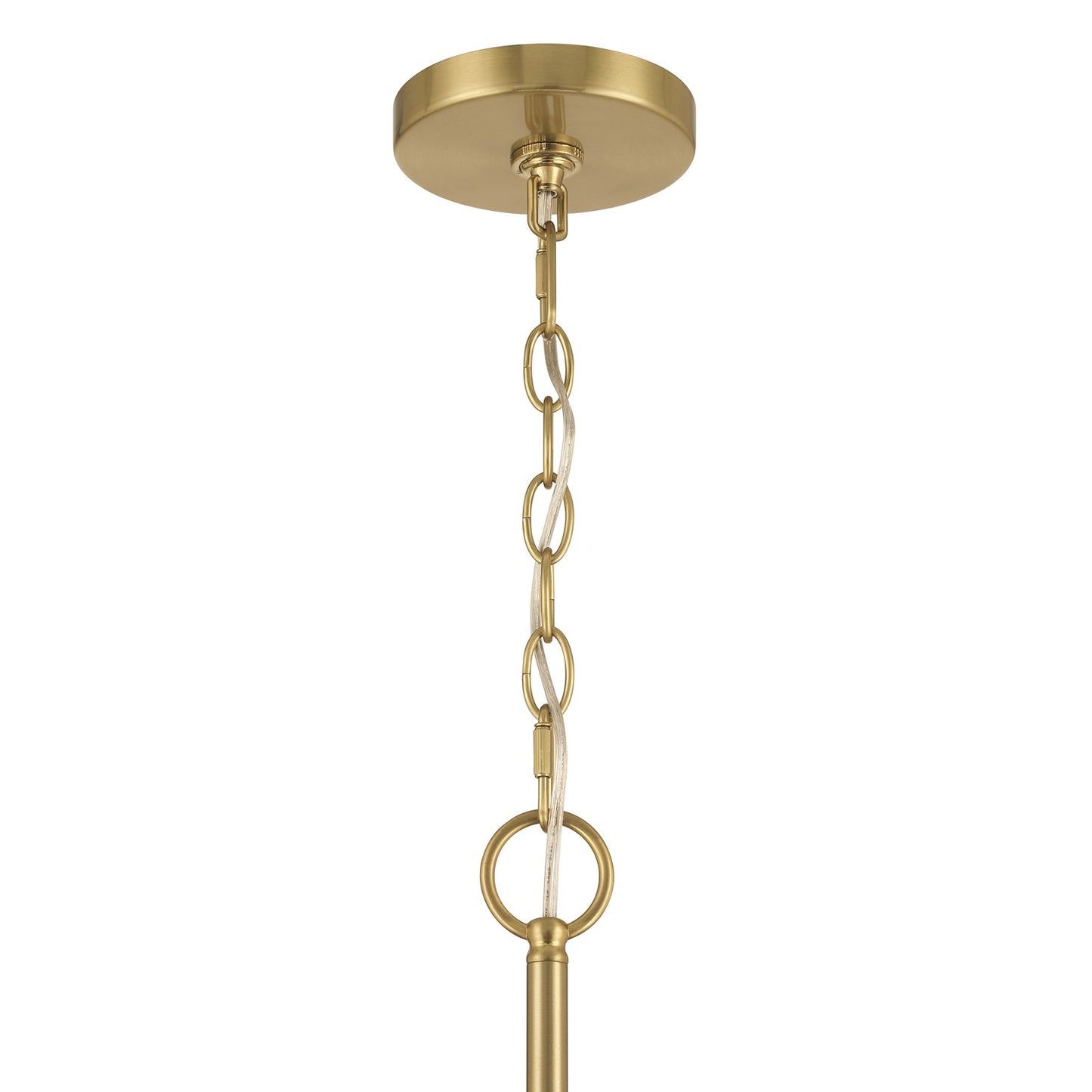 Craftmade Keira 3 Light Pendant, Satin Brass