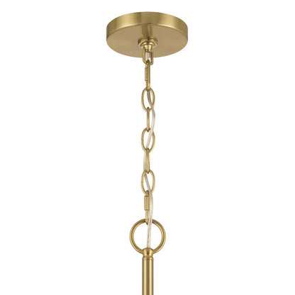 Craftmade Keira 3 Light Pendant, Satin Brass