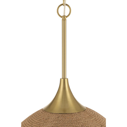 Craftmade Keira 3 Light Pendant, Satin Brass