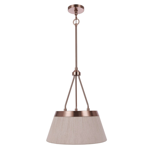 Craftmade Yates 3 Lt 16" Pendant, Premium Bronze
