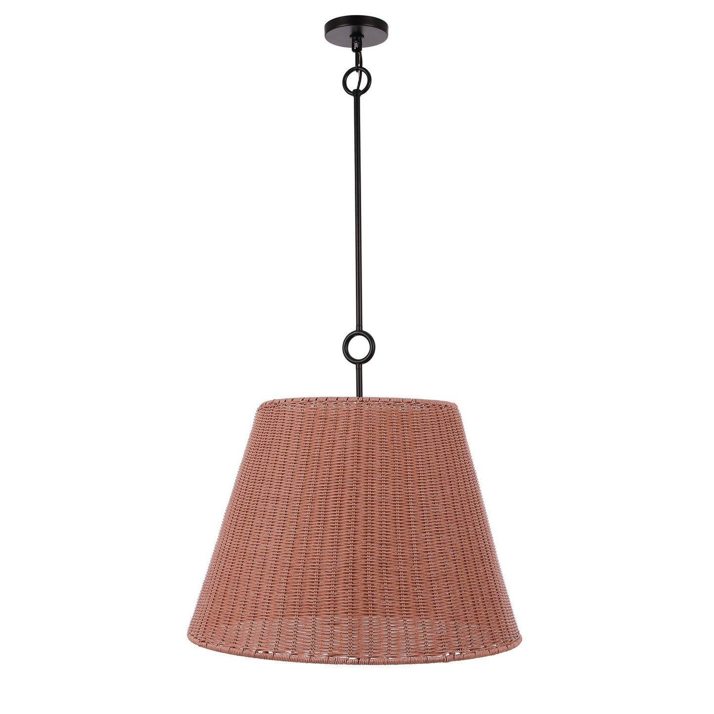 Craftmade Kirsten 3 Lt 24" Pendant, Flat Black