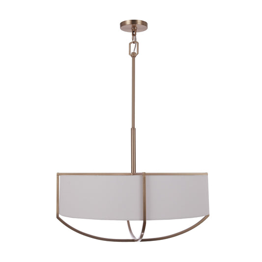 Craftmade Banks 8 Lt 32.5" Pendant, Satin Brass