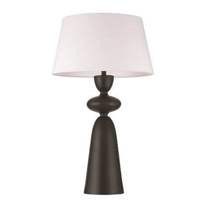 Craftmade Misha 1 Light Table Lamp, Flat Black
