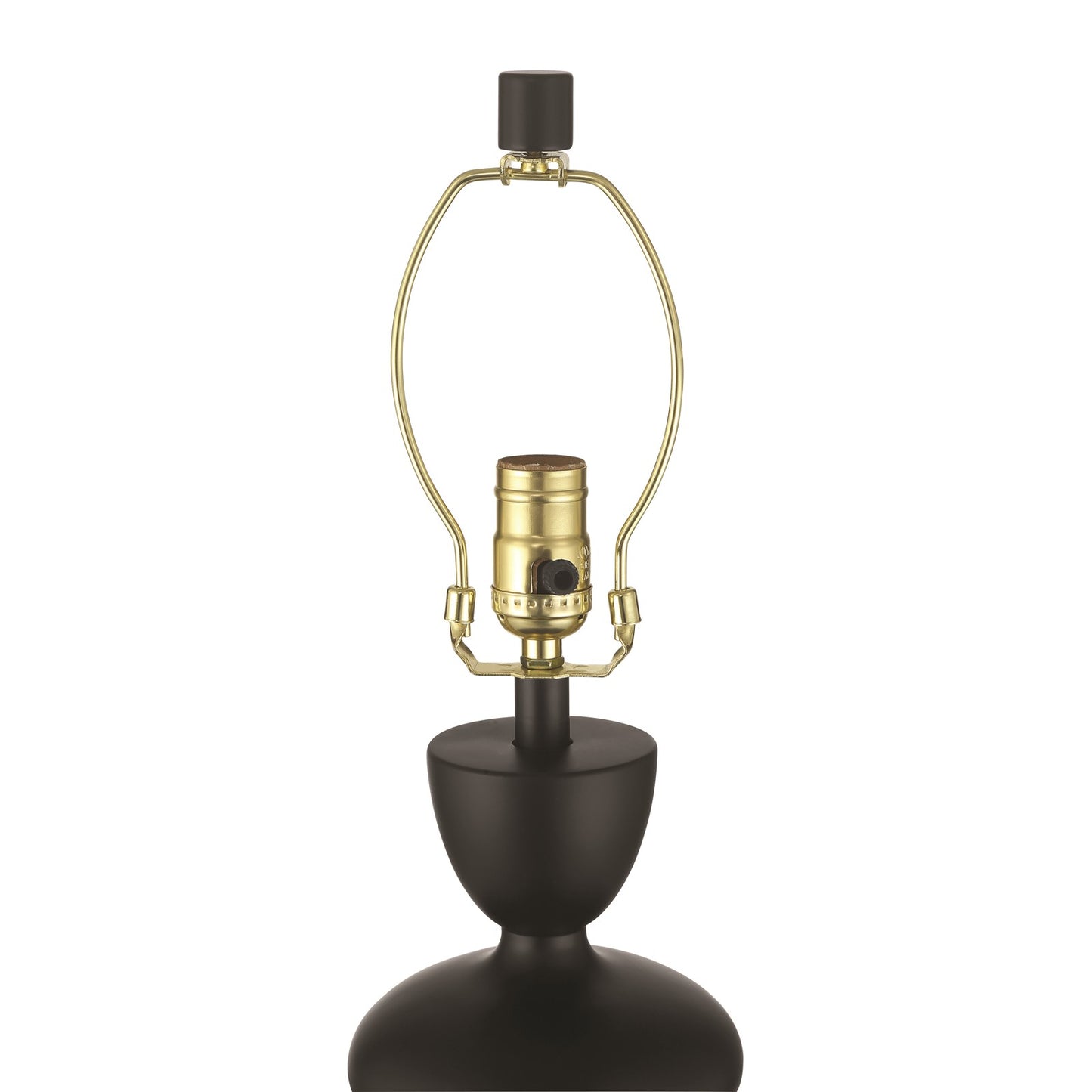 Craftmade Misha 1 Light Table Lamp, Flat Black