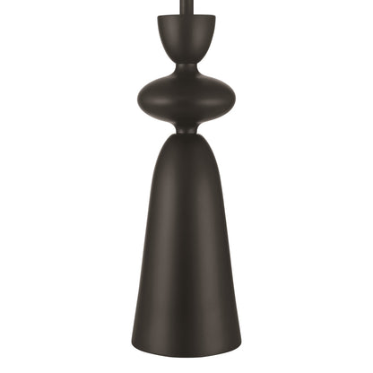 Craftmade Misha 1 Light Table Lamp, Flat Black