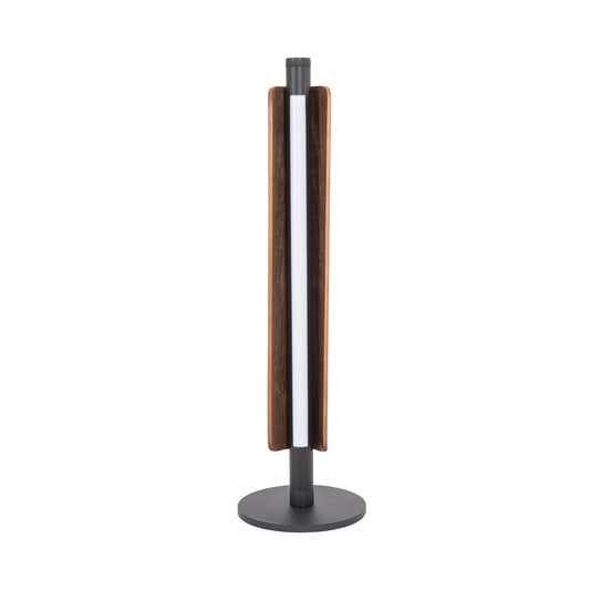 Craftmade Cameron 1 Light Table Lamp, Flat Black/Walnut - 87030FBWAL-T