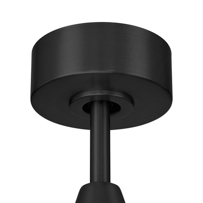 Craftmade Charming 52" 3-Blade Ceiling Fan, Flat Black