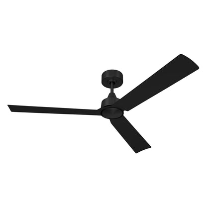 Craftmade Charming 52" 3-Blade Ceiling Fan, Flat Black