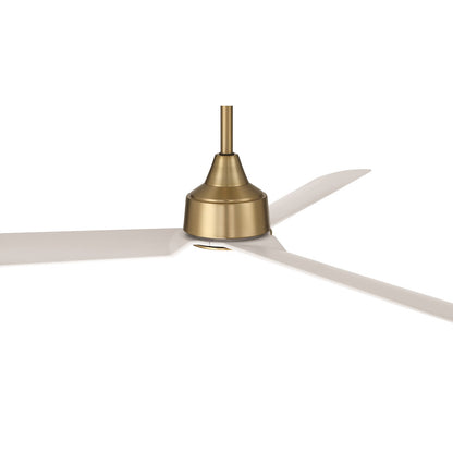 Craftmade Charming 52" 3-Blade Ceiling Fan, Satin Brass