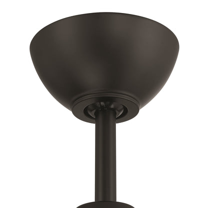 Craftmade Frazier 56" 3-blade Ceiling Fan, Flat Black