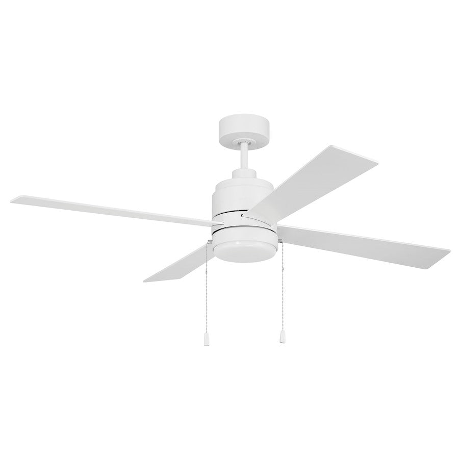 Craftmade McCoy 1 Light 52" Ceiling Fan Light Kit, White - MCY52W4-PC