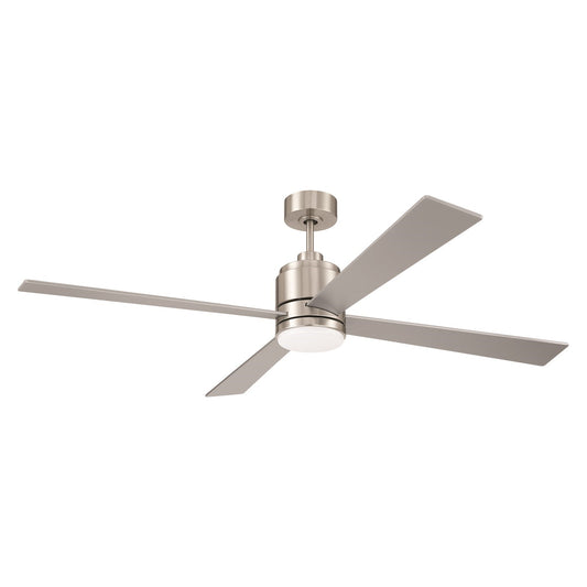 Craftmade McCoy 60" 4-Blade Ceiling Fan, Brushed Polished Nickel