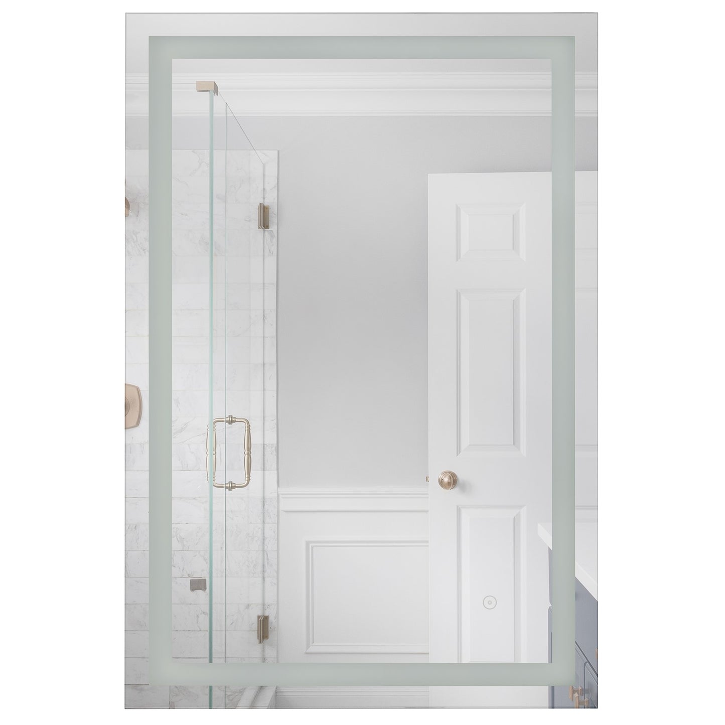 Craftmade Meredith 1 Light 24" x 36" Illuminated Mirror, White - MIR2409RT-W3C