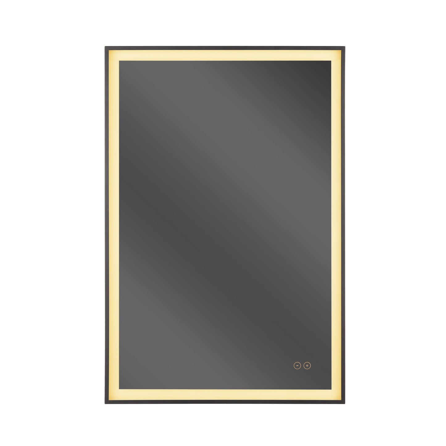 Craftmade SlimLite 1 Light 24" x 36" LED Mirror, Flat Black