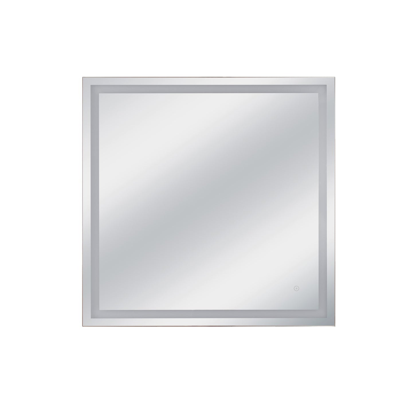 Craftmade Dwight 1 Light 36" x 36" Illuminated Mirror, White