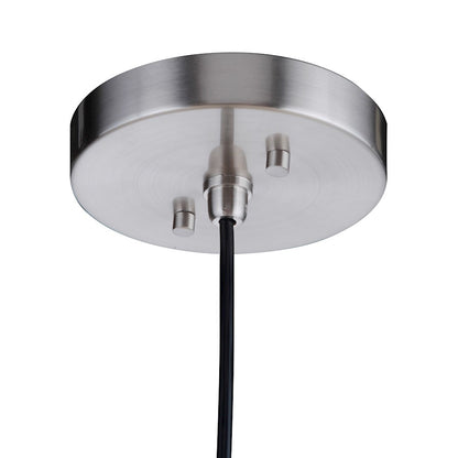 1 Light 8" Pendant, Polished Nickel