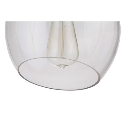 1 Light 8" Pendant, Polished Nickel