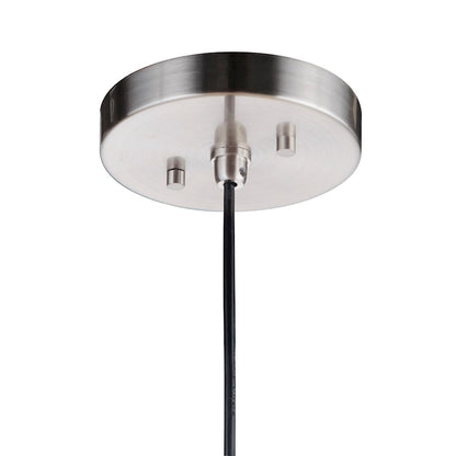 1 Light 11.3" Pendant, Polished Nickel