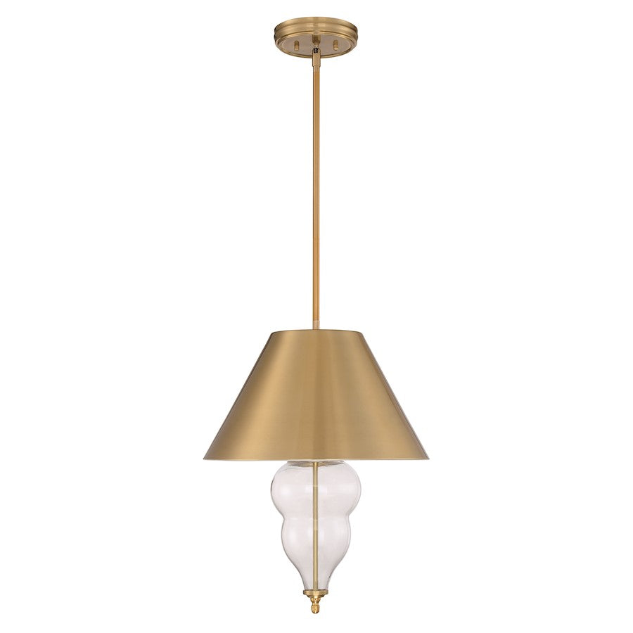 3 Light Pendant Satin Brass