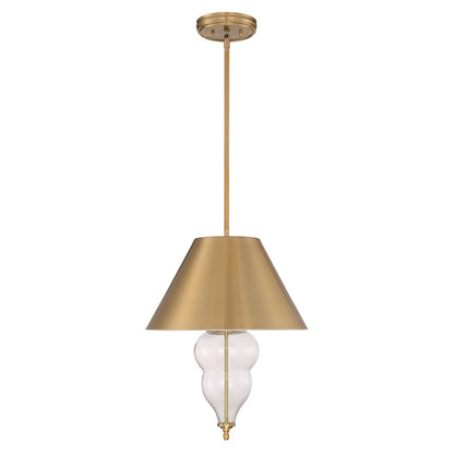 3 Light Pendant Satin Brass