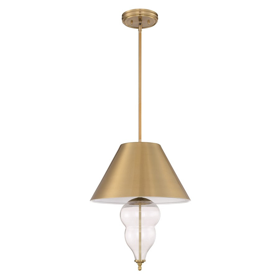 3 Light Pendant Satin Brass