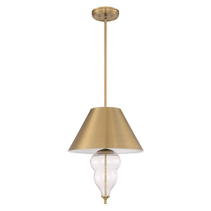 3 Light Pendant Satin Brass