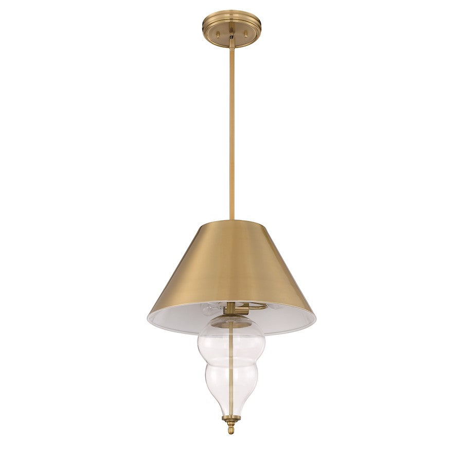 3 Light Pendant Satin Brass