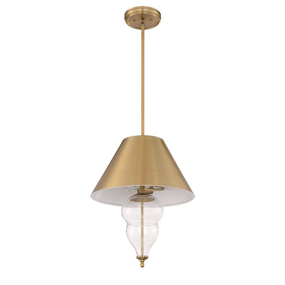 3 Light Pendant Satin Brass