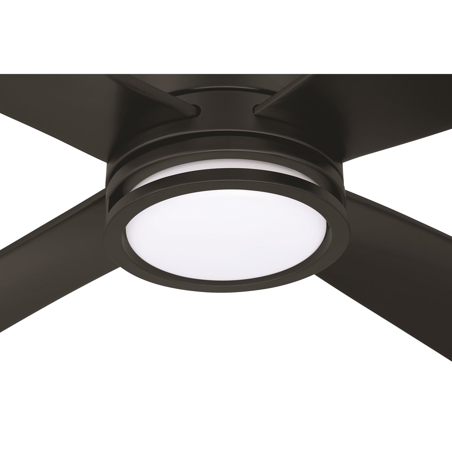 Craftmade Rhett 52" 4-Blade 1 Light Ceiling Fan, Flat Black
