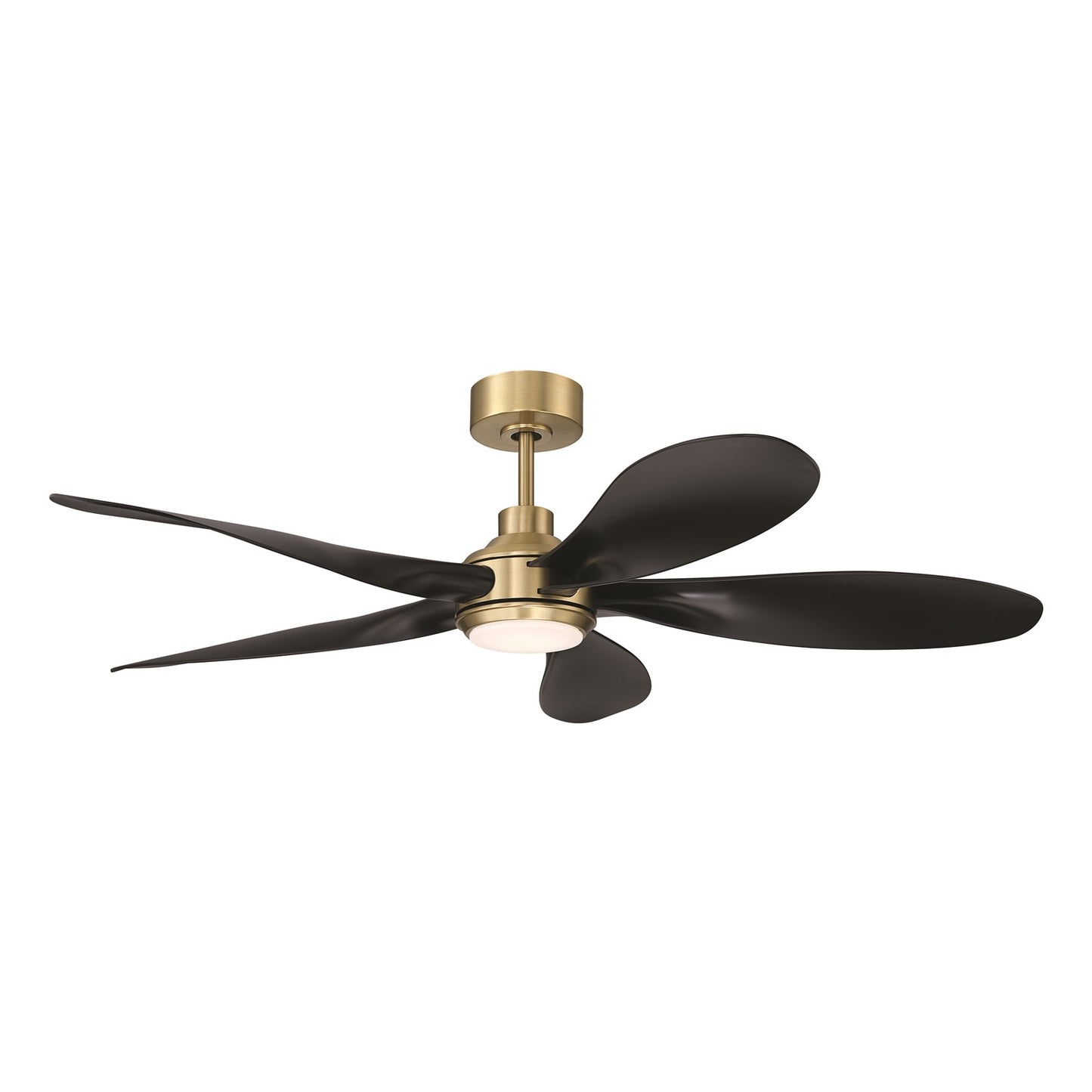Craftmade Rosalie 52" 5-Blade 1 Light Ceiling Fan, Satin Brass