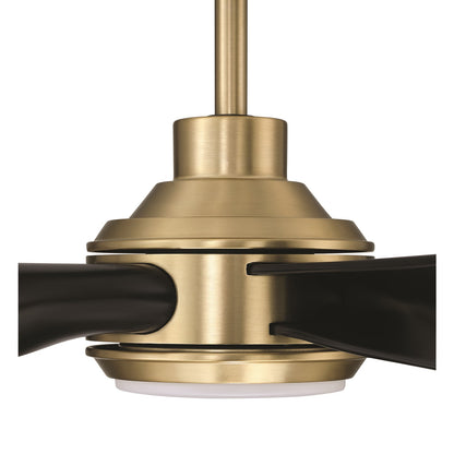 Craftmade Rosalie 52" 5-Blade 1 Light Ceiling Fan, Satin Brass