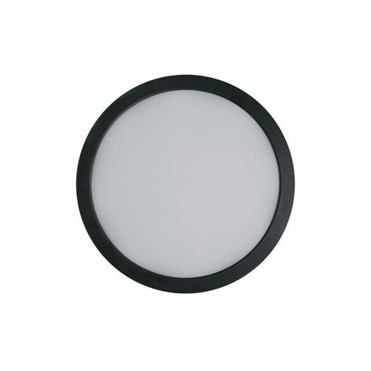 Craftmade Slim Line II 9" LED Pancake Flush, BK/2700-5000K - X9409-FB-LED-5CCT