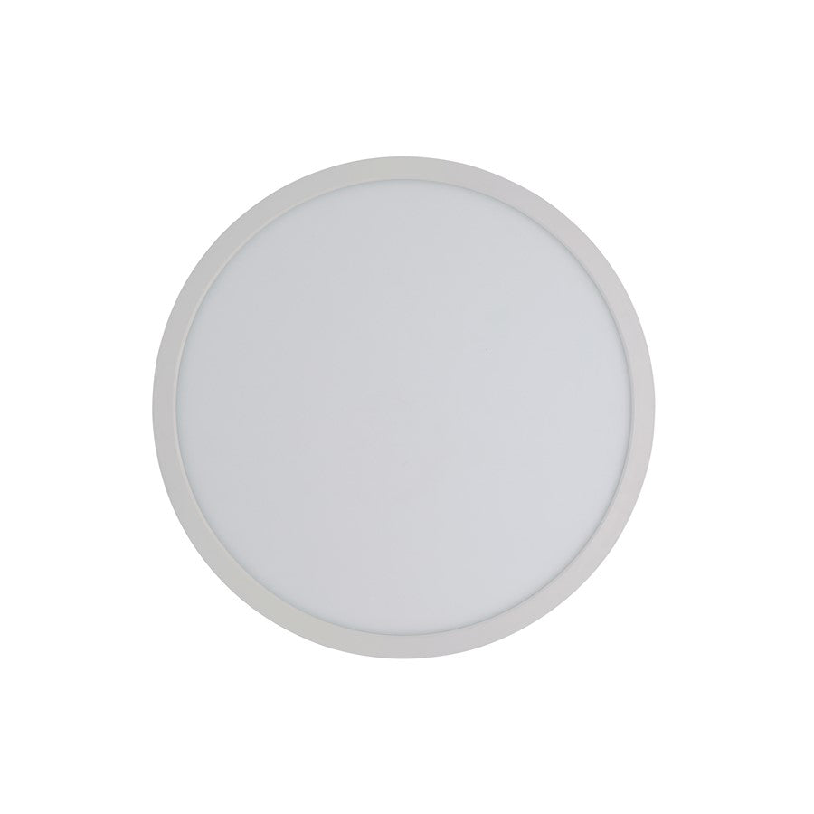 Craftmade Slim Line II 15" LED Pancake Flush, WH/2700-5000K - X9415-W-LED-5CCT
