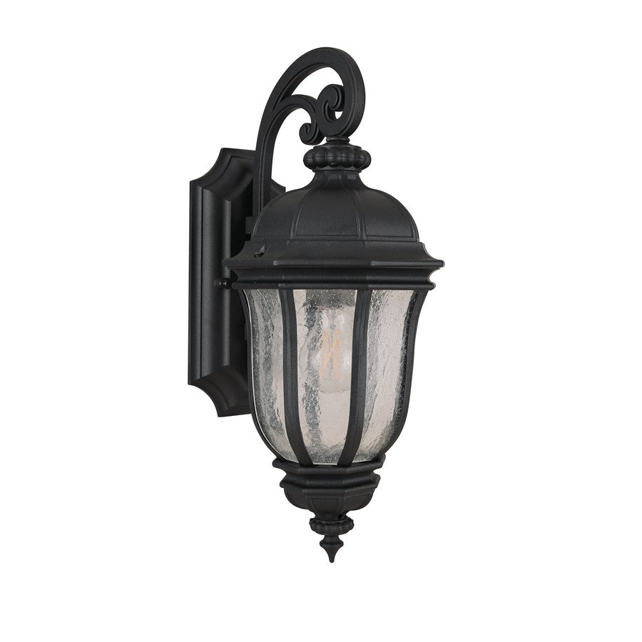 Craftmade Harper 1 Light Small Outdoor Wall Lantern, Textured Black - Z3304-TB