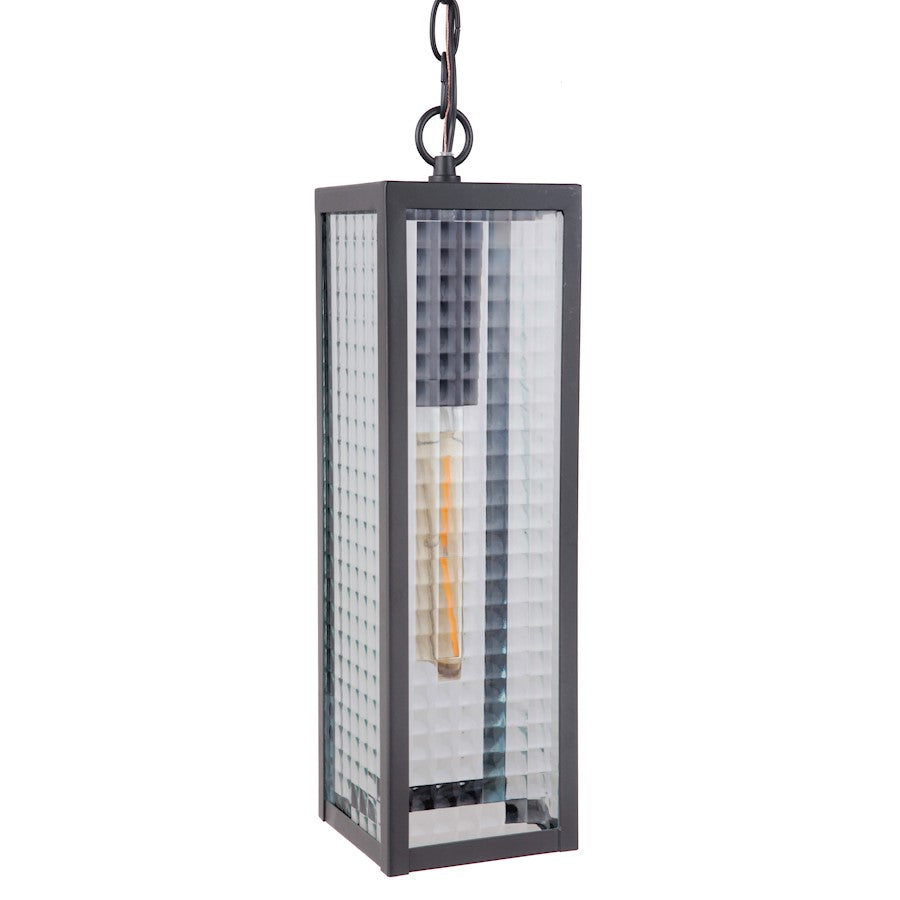 1 Light Large Outdoor Pendant Midnight