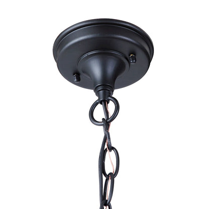 1 Light Large Outdoor Pendant Midnight