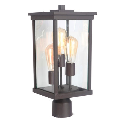Craftmade Outdoor Riviera III Large Post Mount, Oiled Bronze - Z9725-OBO