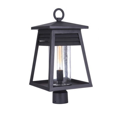Craftmade Becca 1 Light Large Outdoor Post Mount Matte Black