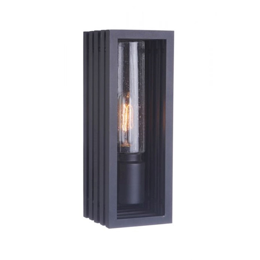 1 Light Outdoor Lantern Matte Black