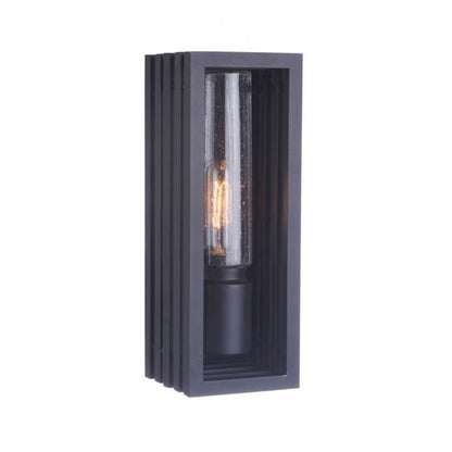 1 Light Outdoor Lantern Matte Black