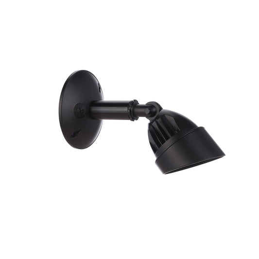 Craftmade 1 Lt Outdoor LED Flood, Midnight