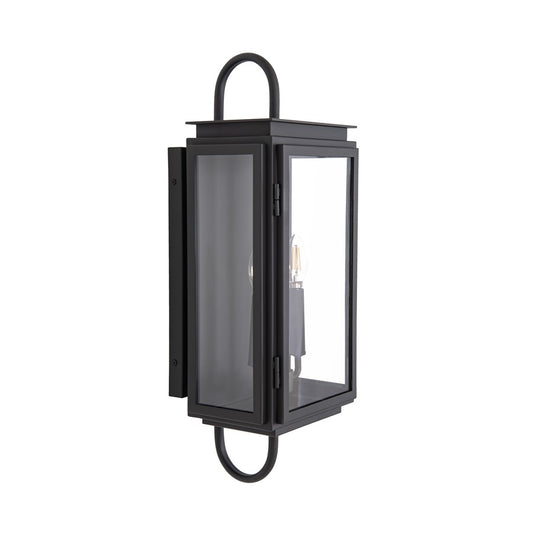 Craftmade Irving 2 Light Outdoor Wall Lantern, Textured Black - ZA7710-TB