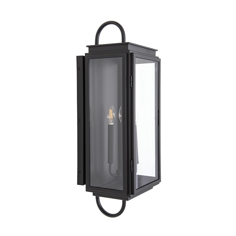 Craftmade Irving 3 Light Outdoor Wall Lantern, Textured Black - ZA7720-TB