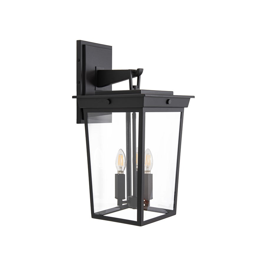 Craftmade Duncan 3 Light Outdoor Wall Lantern, Textured Black - ZA7814-TB